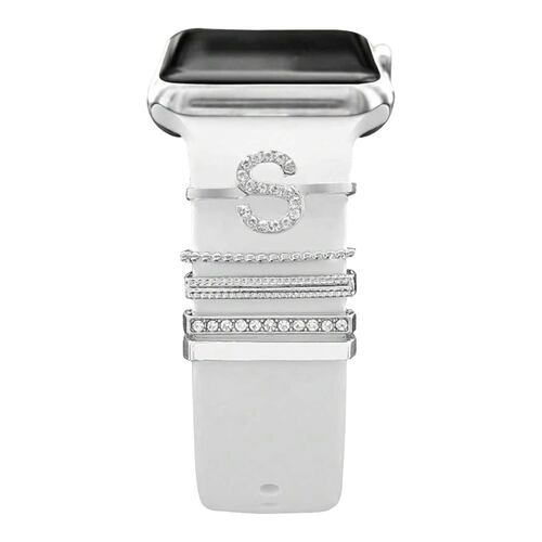Charms Para Correa Compatible Con Apple Watch Inicial.
