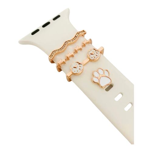 Charms Para Correa Compatible Con Apple Watch Inicial.