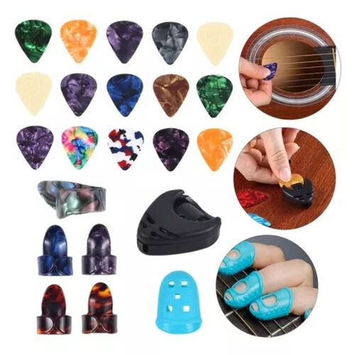 Kit De Cuerdas Y Accesorios Para Guitarra Acústica, 70 Pzs.