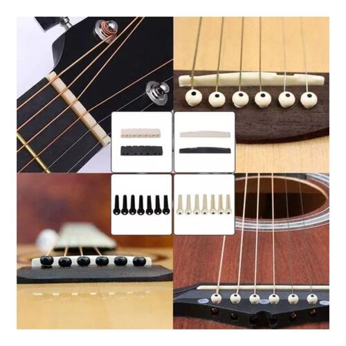Kit De Cuerdas Y Accesorios Para Guitarra Acústica, 70 Pzs.
