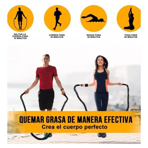 Cuerda De Batalla Crossfit Azote Cuerda Tira Y Afloja 6m negro