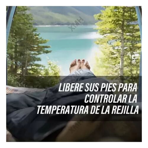 Saco De Dormir Portátil Para Campamento Interior Y Exterior Azul