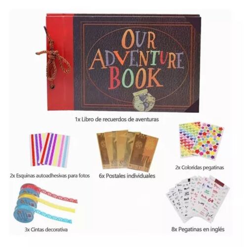 Álbum De Fotos Y Recortes Our Adventure Book De 40 Hojas