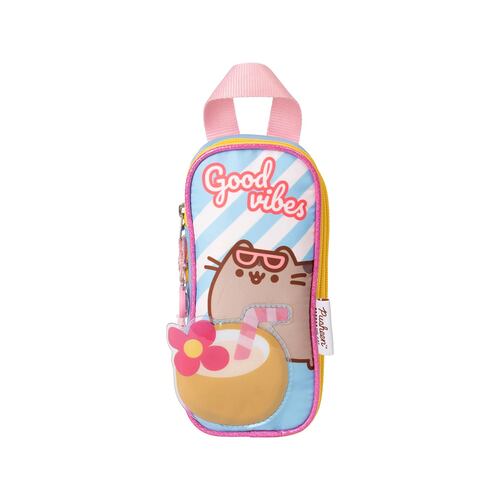 Lapicera Gato Pusheen The Cat Coconut Azul Kawaii