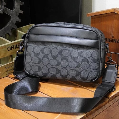 Bandolera De Cuero Para Hombre Bolso Crossbody Lujo Moderno