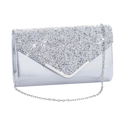 Bolso De Noche De Embrague Brillante Para Fiesta Boda