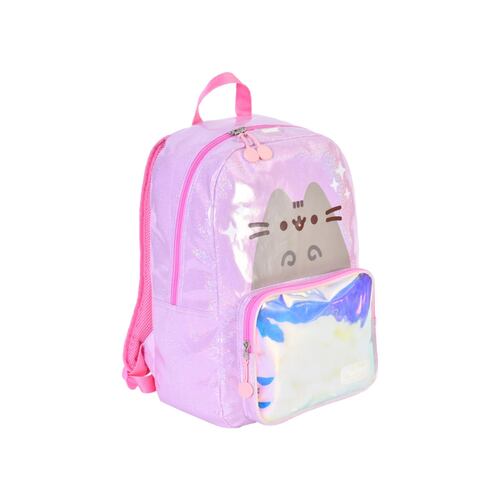 Mochila Gato Pusheen The Cat Color Rosa Brillante Kawaii