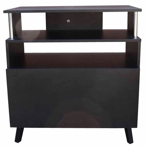 Mueble Organizador Para Cocina Hogare Microondas Bufetera Negro