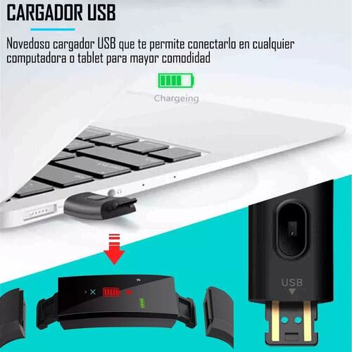 Smart Watch Band Y5 Inteligente Bluetooth Fitness Ip67 Android Smartband Azul.