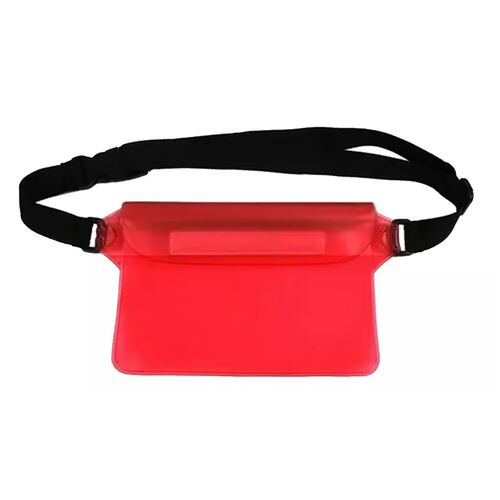 4 Bolsa Celular Impermeable Nadar Llave Mayoreo Cartera Agua Rojo