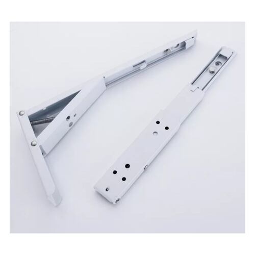 Soporte Ménsula Brazo P/Repisa Abatible Plegable Blanco