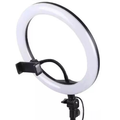 Aro De Luz Led 10 Pulgadas 26 Cm Con Tripié de escritorio Soporte Celular selfies .