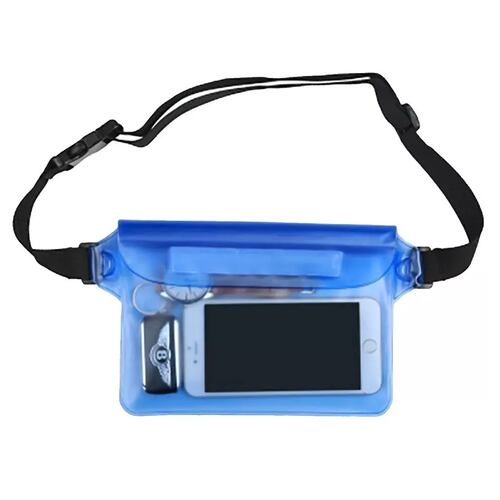 Bolsa Sumergible Celular Contra Agua Natación Cartera Llaves Roja