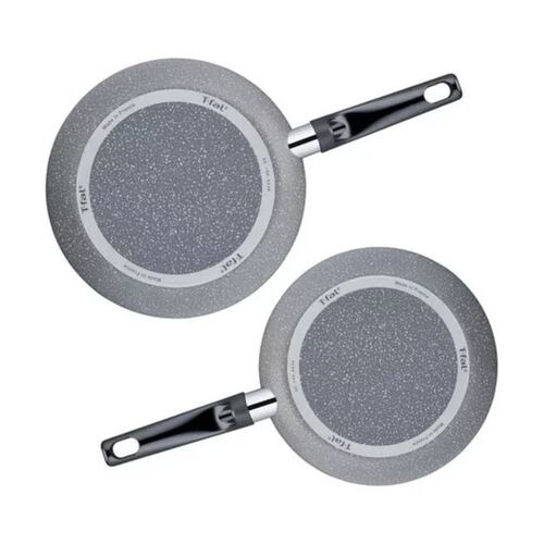 Set Sartenes Tfal 24 Y 30 Cm Cocina Natural Aluminio