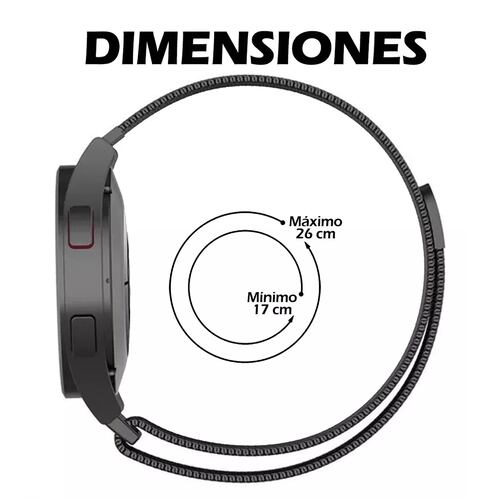 Correa Milanesa Malla Metálica Extensible Para Galaxy Active Dorada.
