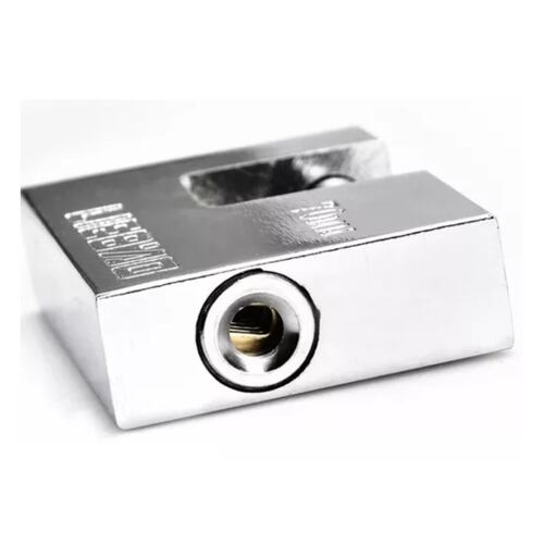 2pzs Candado Cortina Extra Seguridad Métálico 70mm Gris