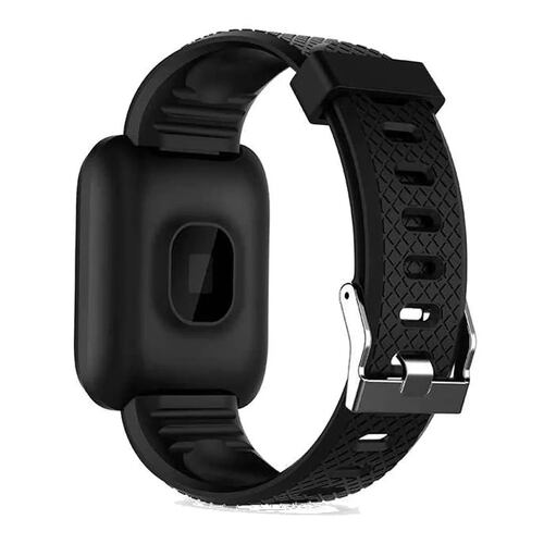 Smartwatch 116 Reloj Inteligente Deportivo Notificaciones USB Negro.