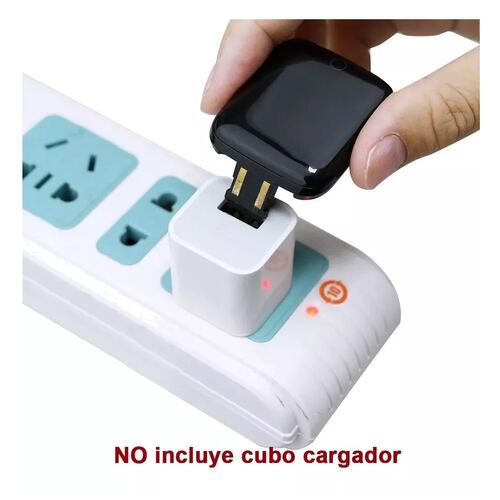 Smartwatch 116 Reloj Inteligente Deportivo Notificaciones USB Negro.