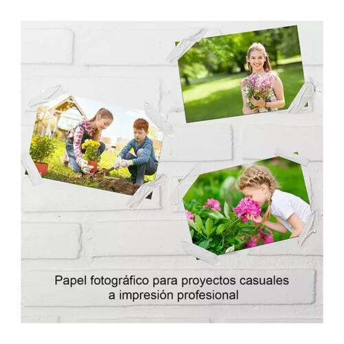 1 Paquete Papel Fotográfico Glossy Carta 200gr 100 Hojas