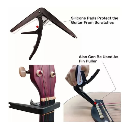 Kit De Accesorios Para Guitarra Acustica Cuerdas 66 Unidades