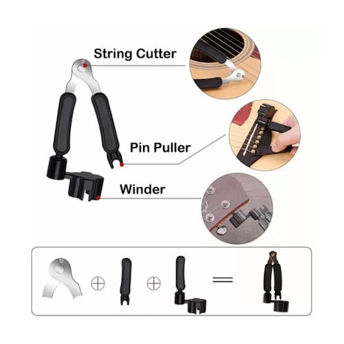 Kit De Accesorios Para Guitarra Acustica Cuerdas 66 Unidades