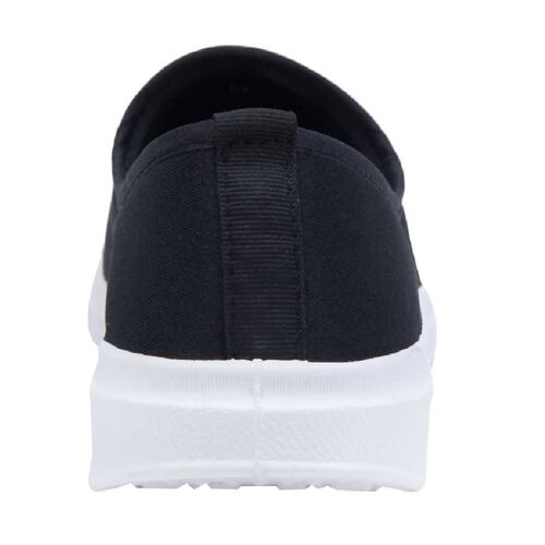 Tenis mocasín loafer de licra para mujer, color negro, marca Mirage, mod. 997869