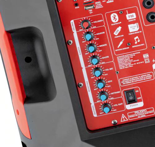 Bafle Profesional Recargable KSR 15 Pulgadas MSA-7515SC