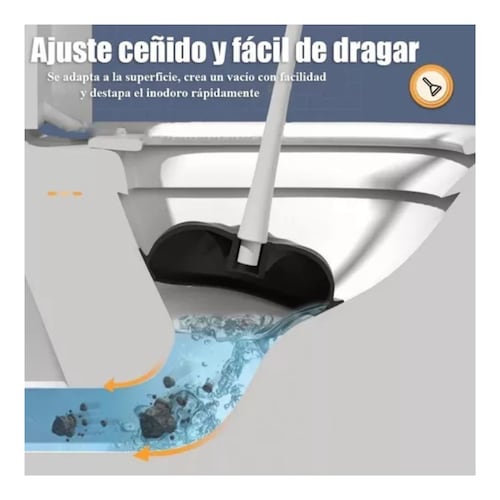 Cepillo Para Baño Y Destapador De Inodoro Kit Con Soporte