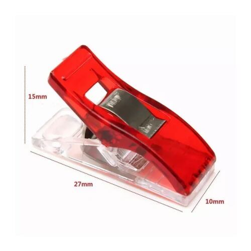 100 Pinzas Clips Accesorios Costura Quilting Multicolor