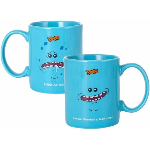Taza Geek Industry Rick Y Morty, Mr. Meeseeks Mírame 330ml