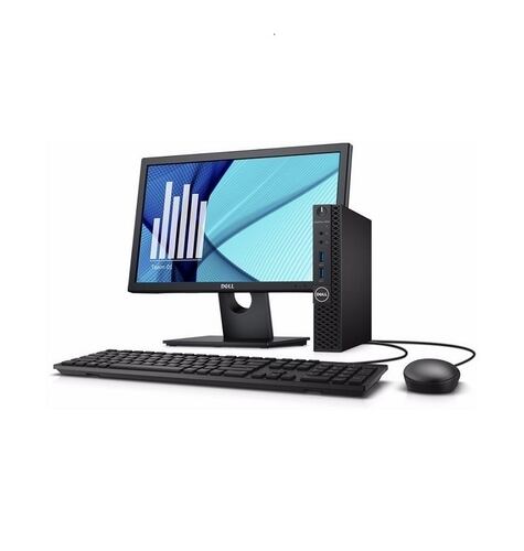 PC Dell 7060 Mini- Core i5, 8va gen- 16GB RAM- 1TB HDD- Monitor 19"- WINDOWS 10 Pro- Equipo Clase A, Reacondicionado.