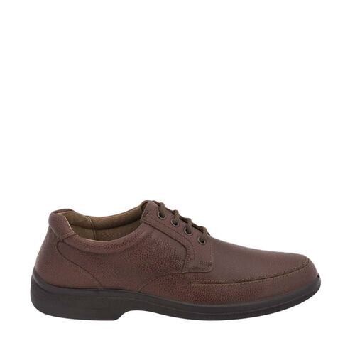 Zapato confort Derby para hombre, color café, marca Flexi, mod. 180174