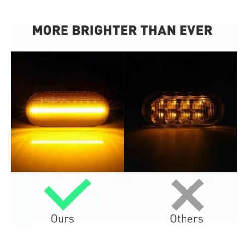 Par Cuarto Led Secuencial Vw Jetta Clásico Golf Clásico Beet