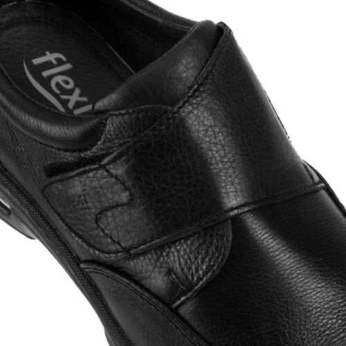 Zapato confort látigo marca Flexi para hombre, color negro, mod. 833769