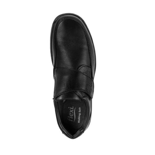 Zapato confort látigo marca Flexi para hombre, color negro, mod. 833769