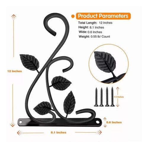 Gancho De Pared Para Colgar Plantas Para Maceta, 2 Piezas