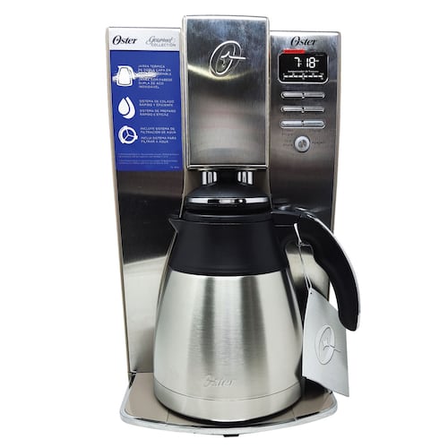 Cafetera Programable 10 Tazas Acero Inox Oster Bvstdc4411.