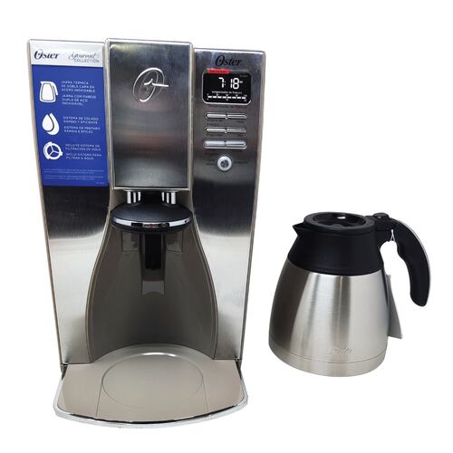 Cafetera Programable 10 Tazas Acero Inox Oster Bvstdc4411.