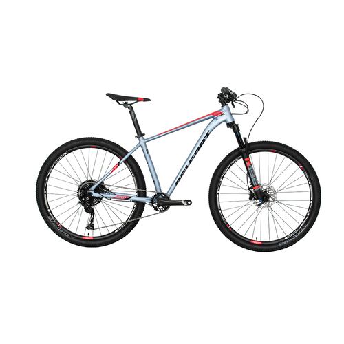 Bicicleta Belfort Coatl Rabe R27 T17 Plata Rojo 2024.