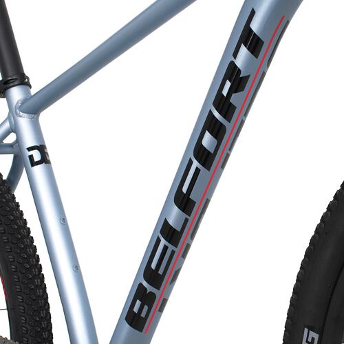 Bicicleta Belfort Coatl Rabe R27 T17 Plata Rojo 2024.