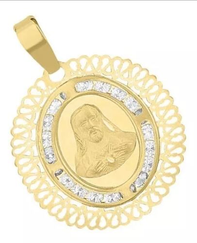 Medalla Sagrado Corazón En Oro De 10 K + Obsequio + Envio