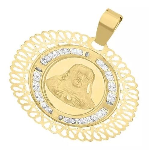Medalla Sagrado Corazón En Oro De 10 K + Obsequio + Envio