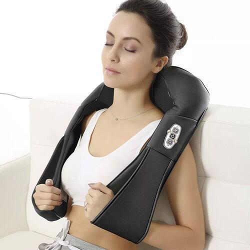Masajeador De Hombros Y Cuello Shiatsu Con Calor - Naipo.