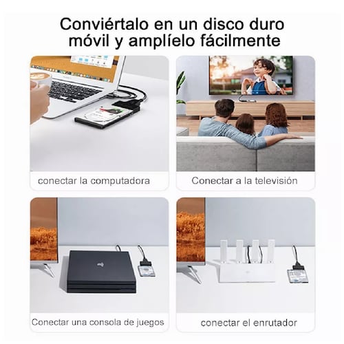 Cable Adaptador Usb 3.0 A Sata 2.5 Para Discos Duros