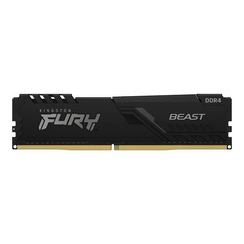 Memoria RAM de 8 GB (1X8), Kingston Fury Beast, U-DIMM, DDR4, 3200 MT/s, Black.