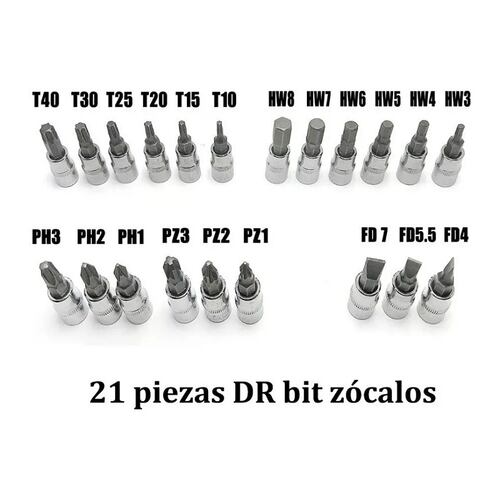 Kit De Herramientas Mecanica 46 Pz Con Desarmador Y Matraca.