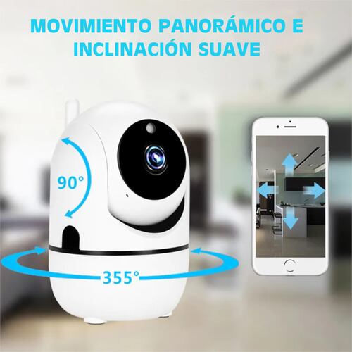 Cámaras Seguridad Vigilancia WiFi robotizada kit 2 piezas