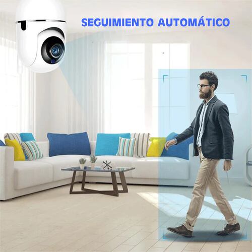 Cámaras Seguridad Vigilancia WiFi robotizada kit 2 piezas