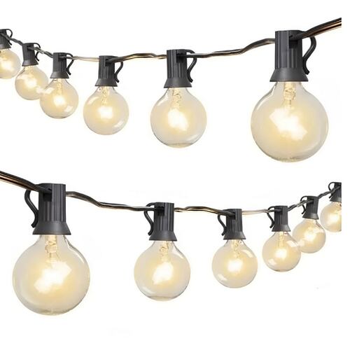Guirnalda De Luces 25 Focos Vintage Impermeable 7.6m
