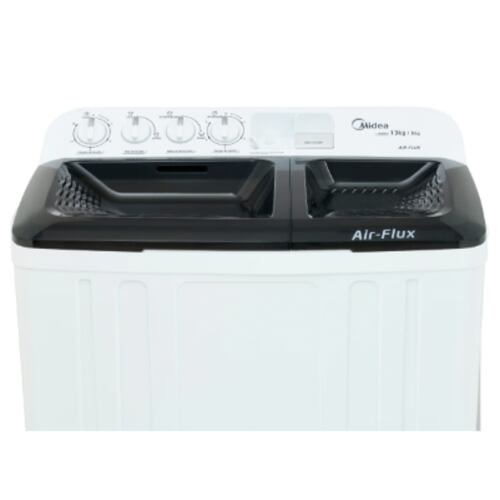 Lavadora Doble Tina Midea 13kg Blanca Triple Función Air Flux Midea MTG01W13W-04